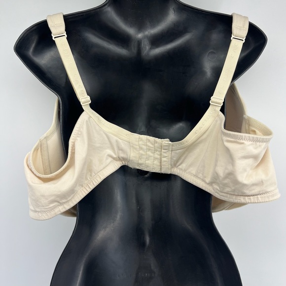 Cacique 46DD Lightly Line Full Coverage Beige Padded Bra - Picture 3 of 9